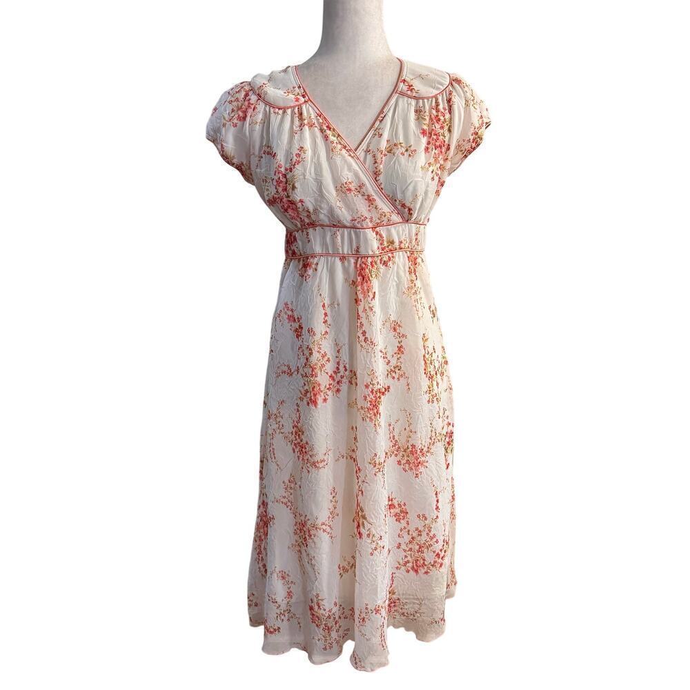 Vintage Cottagecore 90s Jody California Baby Doll Dress Coquette Sz 7/8 USA Made